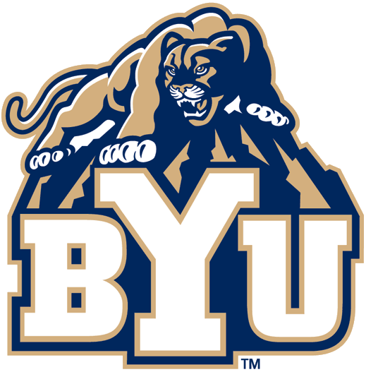 Brigham Young Cougars 1999-2004 Secondary Logo diy DTF decal sticker